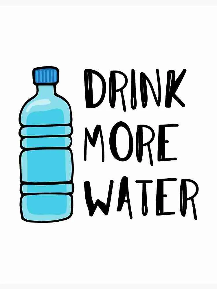 Drink more water