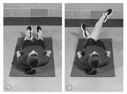 Scissor Supine Alternate Leg Raise